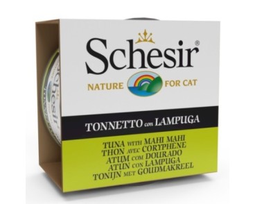 Schesir Llaunes Gat amb Gelatina Toñina amb Calamars 70 Gr 12 Ud. 70 Gr