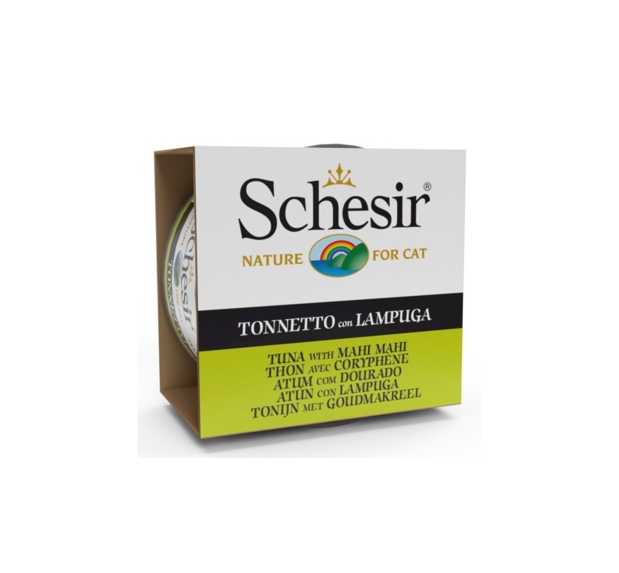 Schesir Llaunes Gat amb Gelatina Toñina amb Calamars 70 Gr 12 Ud. 70 Gr