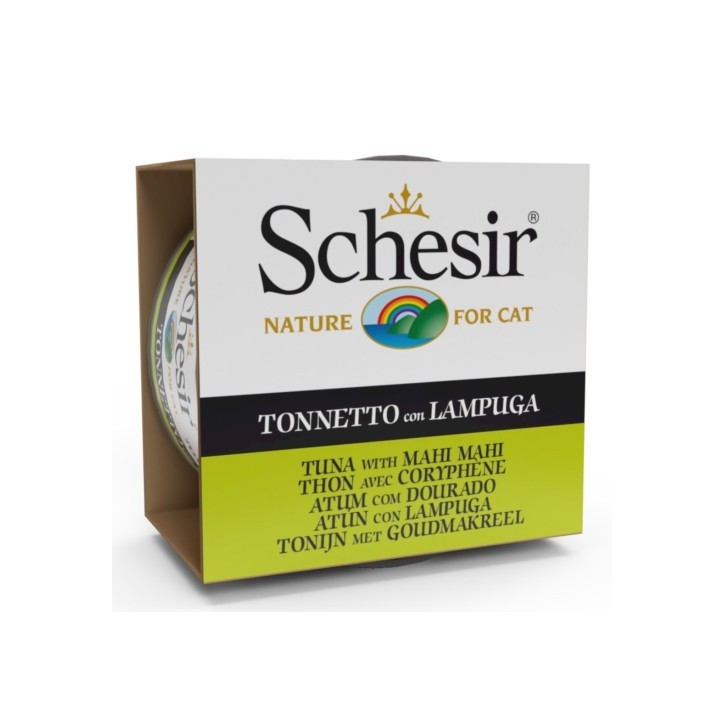 Schesir Llaunes Gat amb Gelatina Toñina amb Calamars 70 Gr 12 Ud. 70 Gr