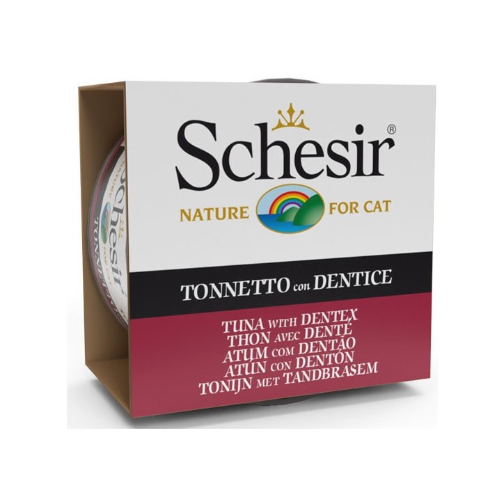 Schesir Llaunes Gat amb Gelatina Toñina amb Lampuga 70 Gr 12 Ud. 70 Gr