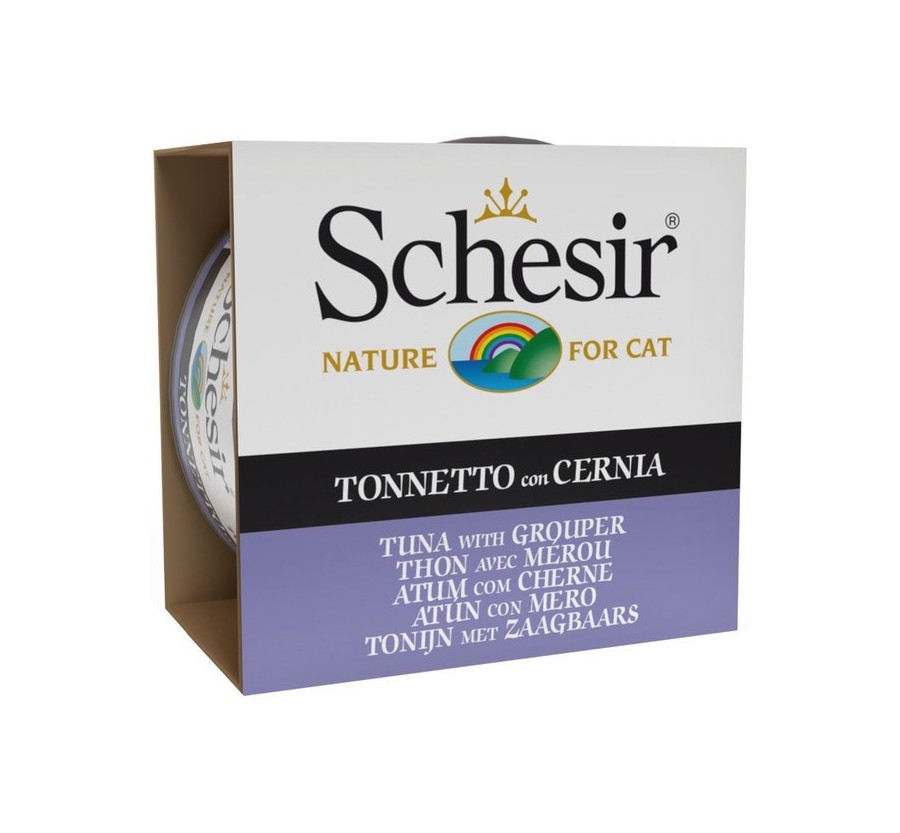 Schesir Llaunes Gat amb Gelatina Toñina amb Anfós 70 Gr 12 Ud. 70 Gr