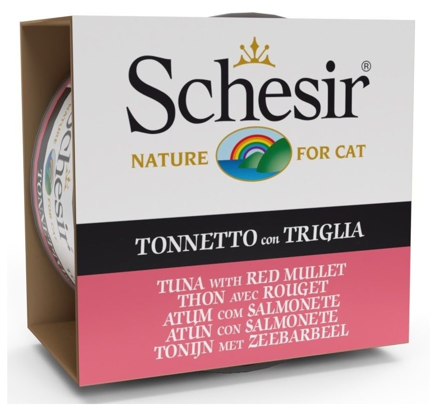 Schesir Llaunes Gat amb Gelatina Toñina amb Moll 70 Gr 12 Ud. 70 Gr
