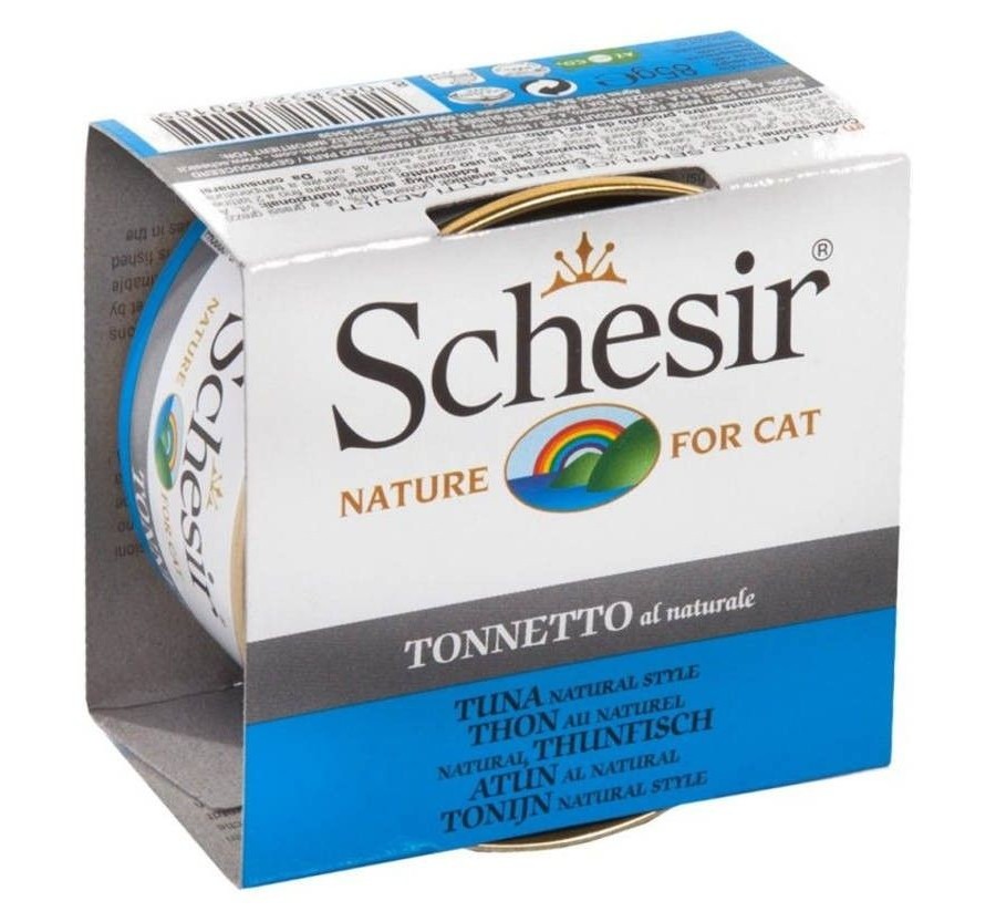 Schesir Llaunes Gat amb Gelatina De Toñina Al Natural 85Gr