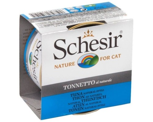 Schesir Llaunes Gat amb Gelatina De Toñina Al Natural 85Gr