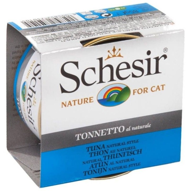 Schesir Llaunes Gat amb Gelatina De Toñina Al Natural 85Gr
