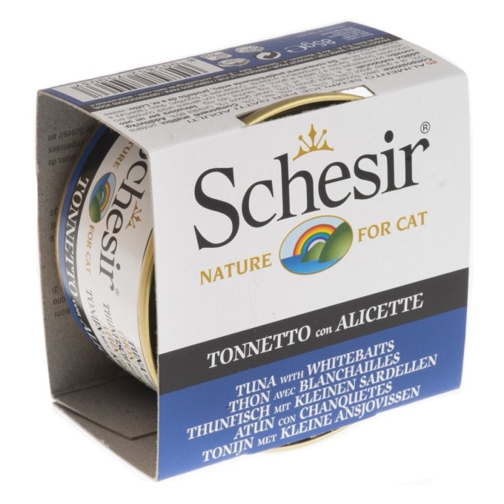 Schesir Llaunes Gat amb Gelatina De Toñina amb Chanquete 85Gr