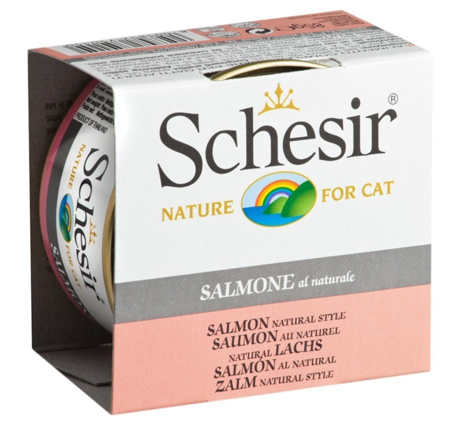 Schesir Llaunes Gat amb Gelatina De Salmó al Natural 85Gr