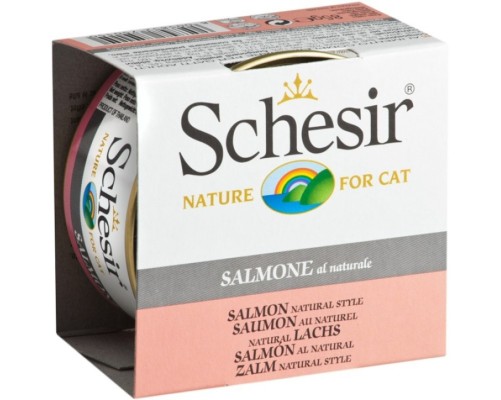 Schesir Llaunes Gat amb Gelatina De Salmó al Natural 85Gr