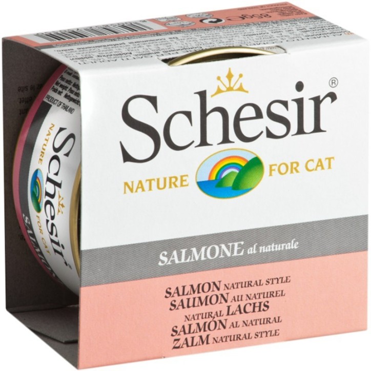 Schesir Llaunes Gat amb Gelatina De Salmó al Natural 85Gr