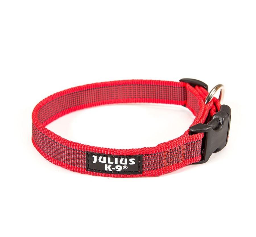 JULIUS Collar 27-42 cm, Vermell