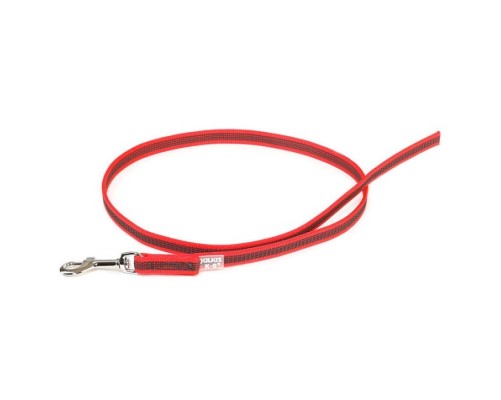 JULIUS Color & Gray - Super-grip leash - Vermell-Gris Width: 1/2" / 14mm |Lenght: 3ft / 1 m | 66lb/30 k