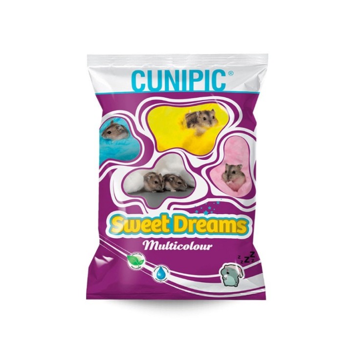 Cunipic Algodón para roedores multicolor 70 gr