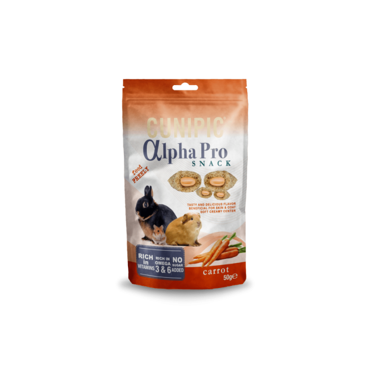 Cunipic Alpha Pro Snack Carrot 50 gr