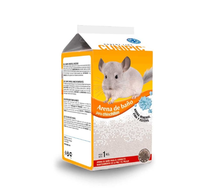 Cunipic Arena de baño para chinchillas 1 kg