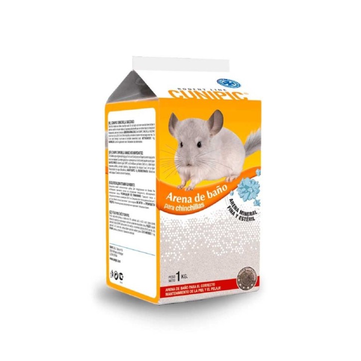 Cunipic Arena de baño para chinchillas 1 kg