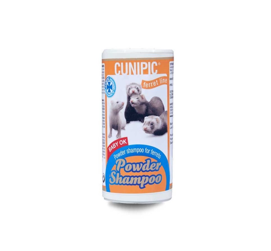 Cunipic Champú seco en polvo hurón 125 gr