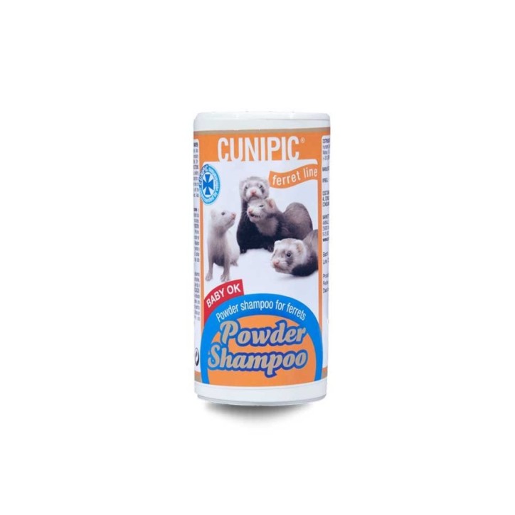 Cunipic Champú seco en polvo hurón 125 gr
