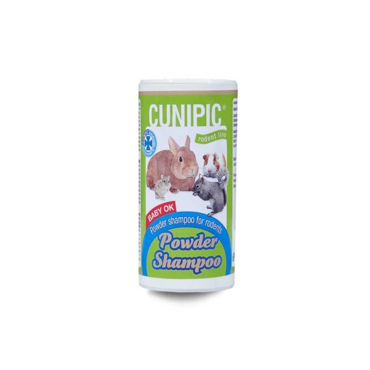 Cunipic Champú seco en polvo roedor 125 g