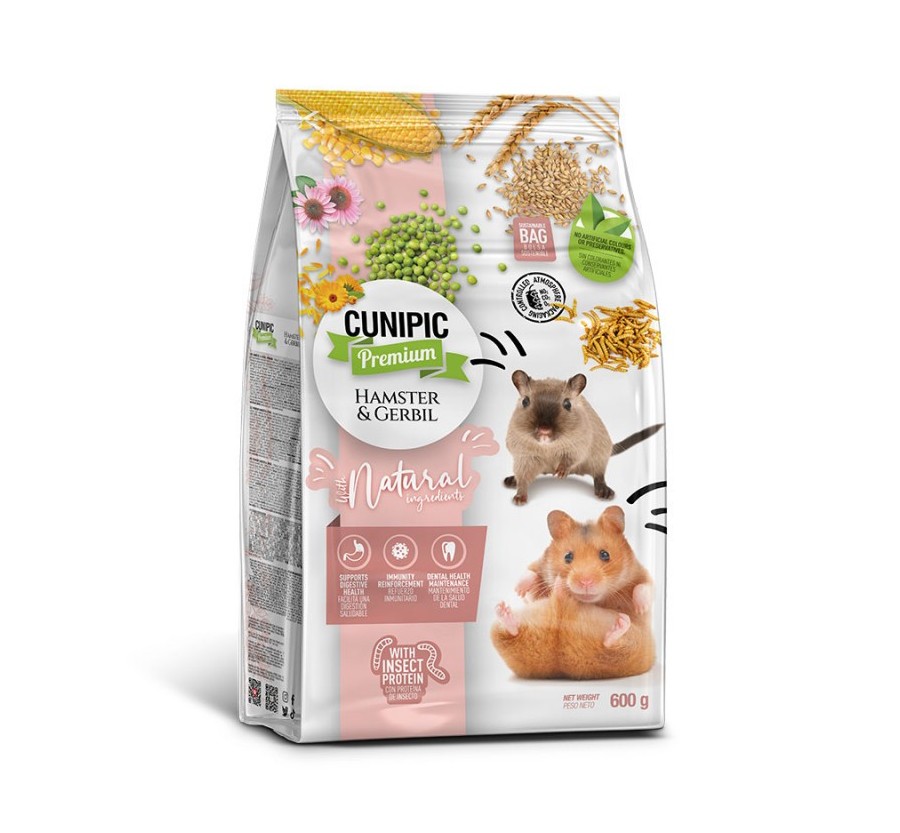 Cunipic Hamster & Gerbil 600 g.