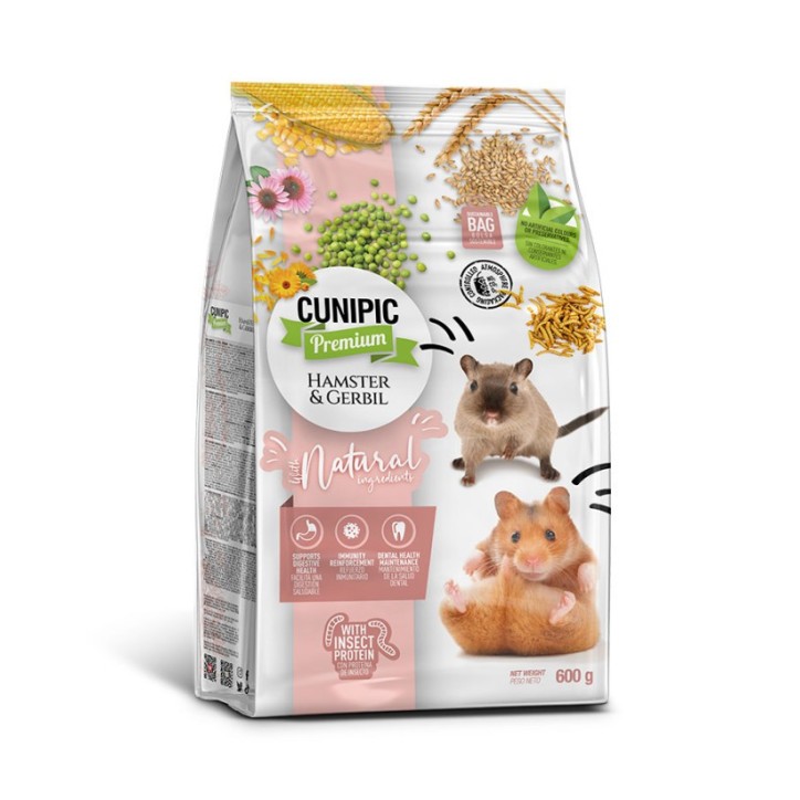 Cunipic Hamster & Gerbil 600 g.