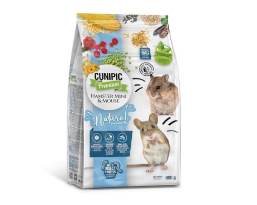 Cunipic Hamster Mini & Mouse 600 g.