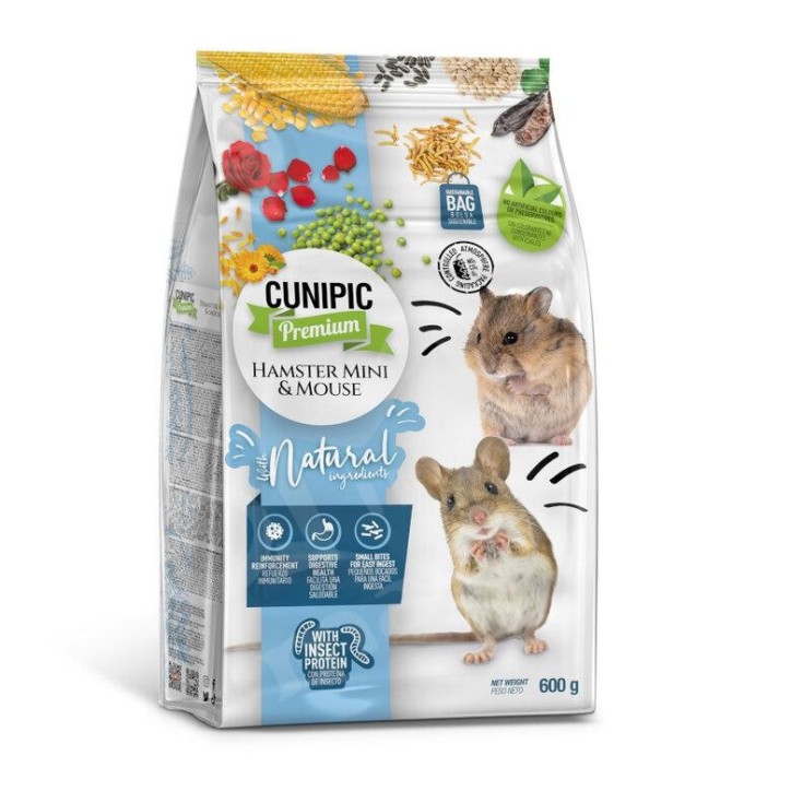 Cunipic Hamster Mini & Mouse 600 g.