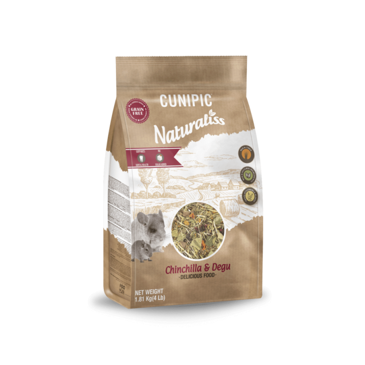 Cunipic Naturaliss chinchilla & Degú 1,81 kg