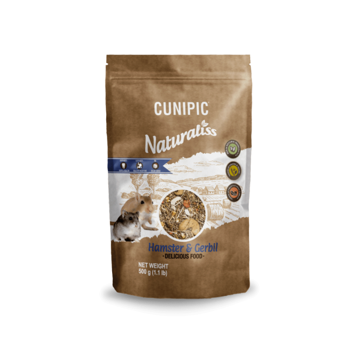 Cunipic Naturaliss hamster &  gerbo 500 gr