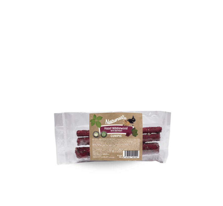 Cunipic NATURALISS HAZELNibblewood with Beetroot 50 g