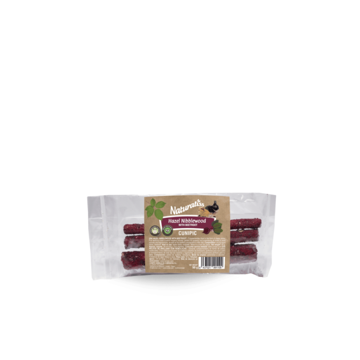 Cunipic NATURALISS HAZELNibblewood with Beetroot 50 g