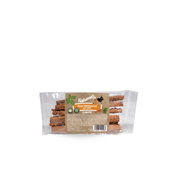 Cunipic NATURALISS HAZELNibblewood with Carrot 50 g