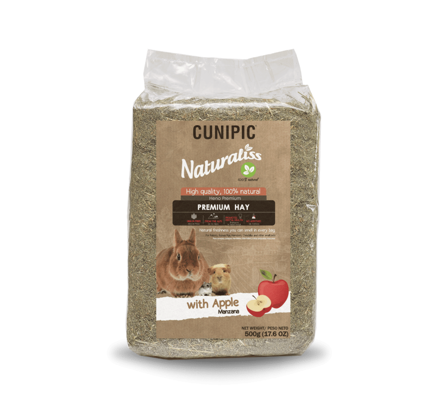 Cunipic Naturaliss heno con manzana 500 gr