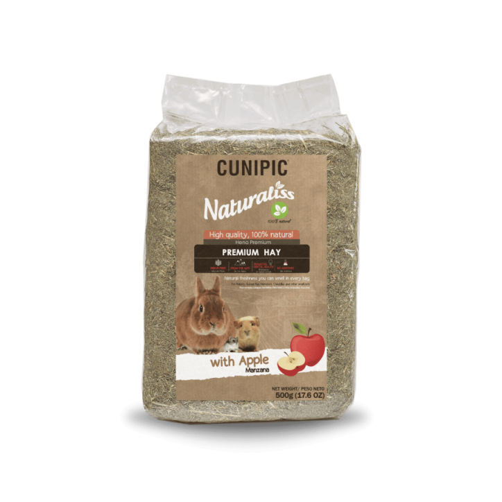 Cunipic Naturaliss heno con manzana 500 gr