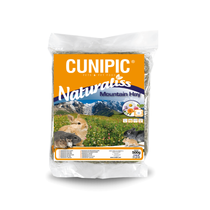 Cunipic Naturaliss heno mountain hay multifloral 500 gr