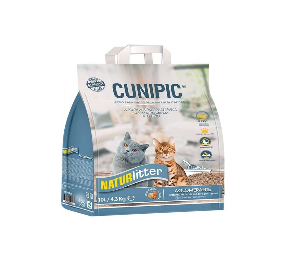 Cunipic Naturlitter Clumping Wood Bedding 10 l