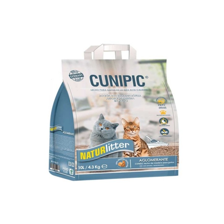 Cunipic Naturlitter Clumping Wood Bedding 10 l
