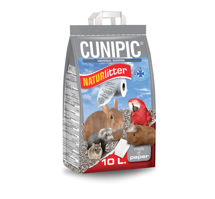 Cunipic Naturlitter Papel 10l. para roedores en caja