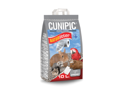 Cunipic Naturlitter Papel 10l. para roedores en caja