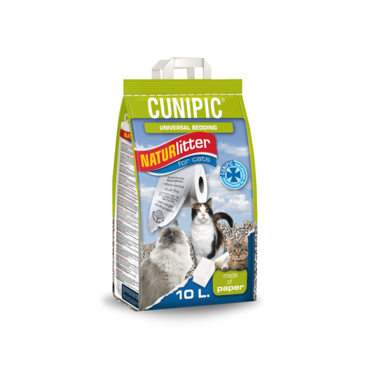 Cunipic Naturlitter Papel para gatos 10 l