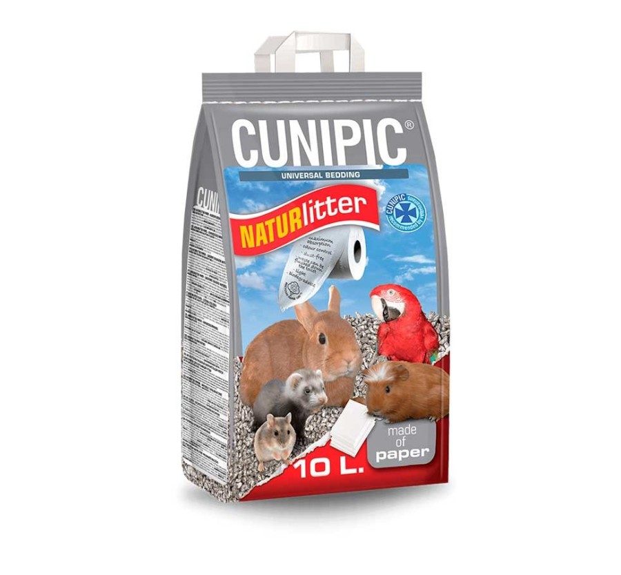 Cunipic Naturlitter Papel para roedores 10 l.+2 l gratis