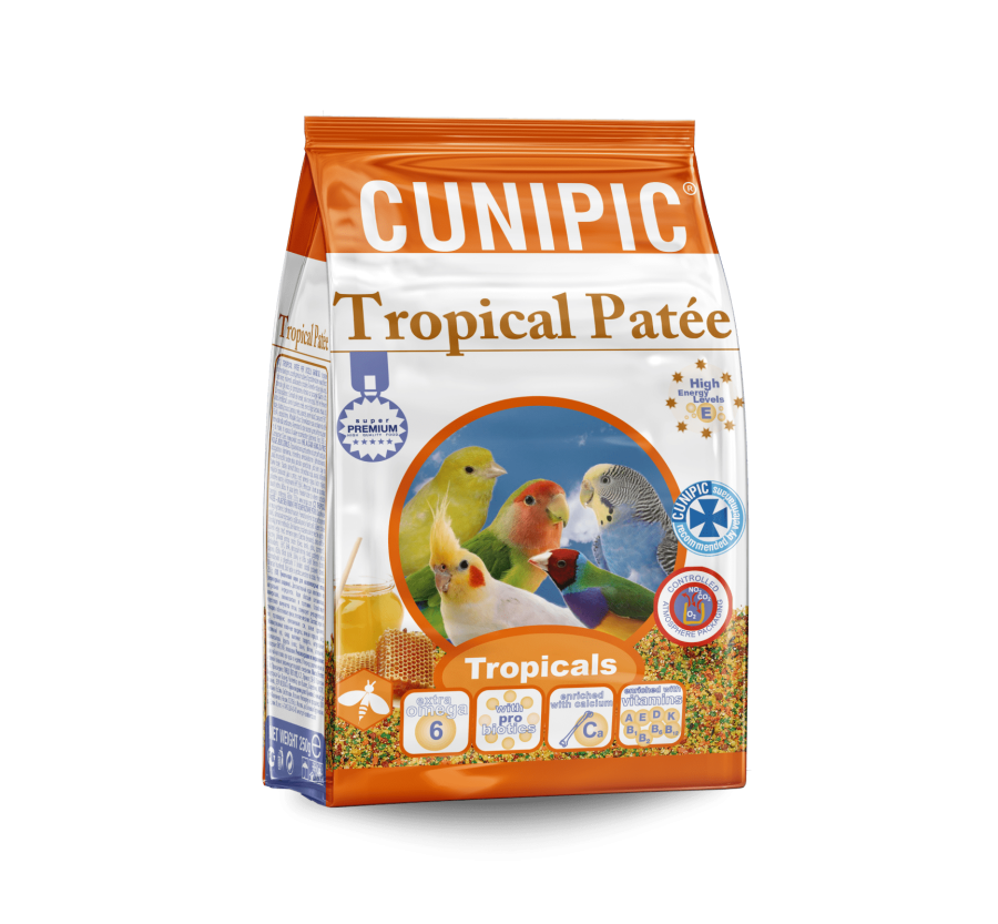 Cunipic Pasta de cria para pajaros tropicales 250g