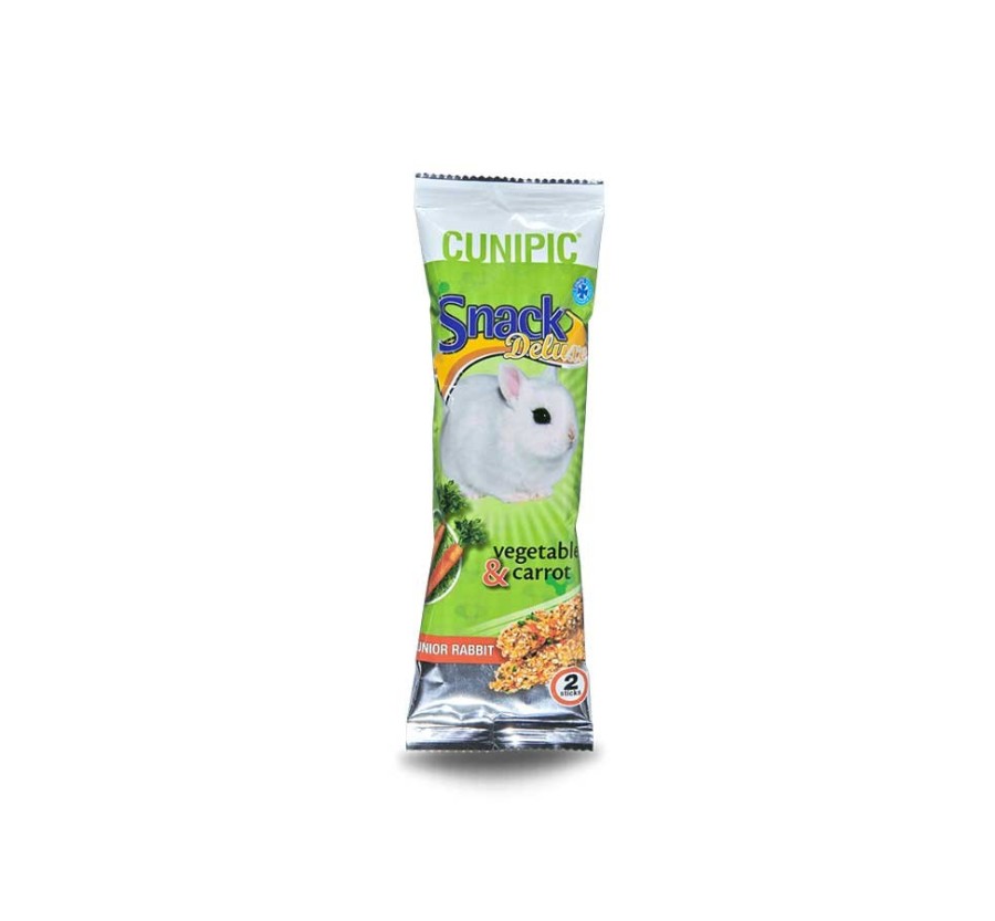 Cunipic Snack deluxe - Barritas para conejo baby 112 g