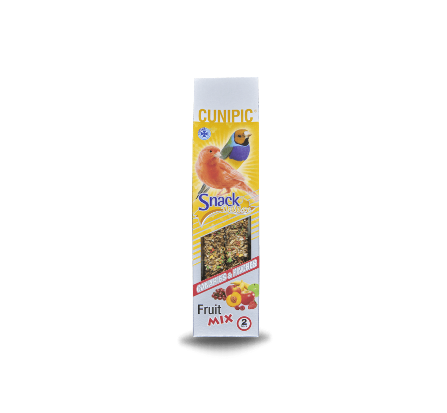 Cunipic Snack deluxe para canarios y tropicales - Mix fruta 60 g