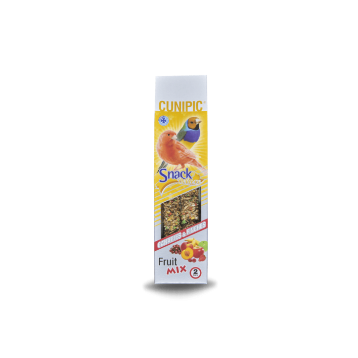 Cunipic Snack deluxe para canarios y tropicales - Mix fruta 60 g