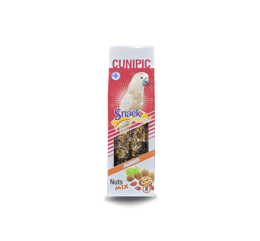 Cunipic Snack deluxe para loros - Mix frutos secos, 130 g