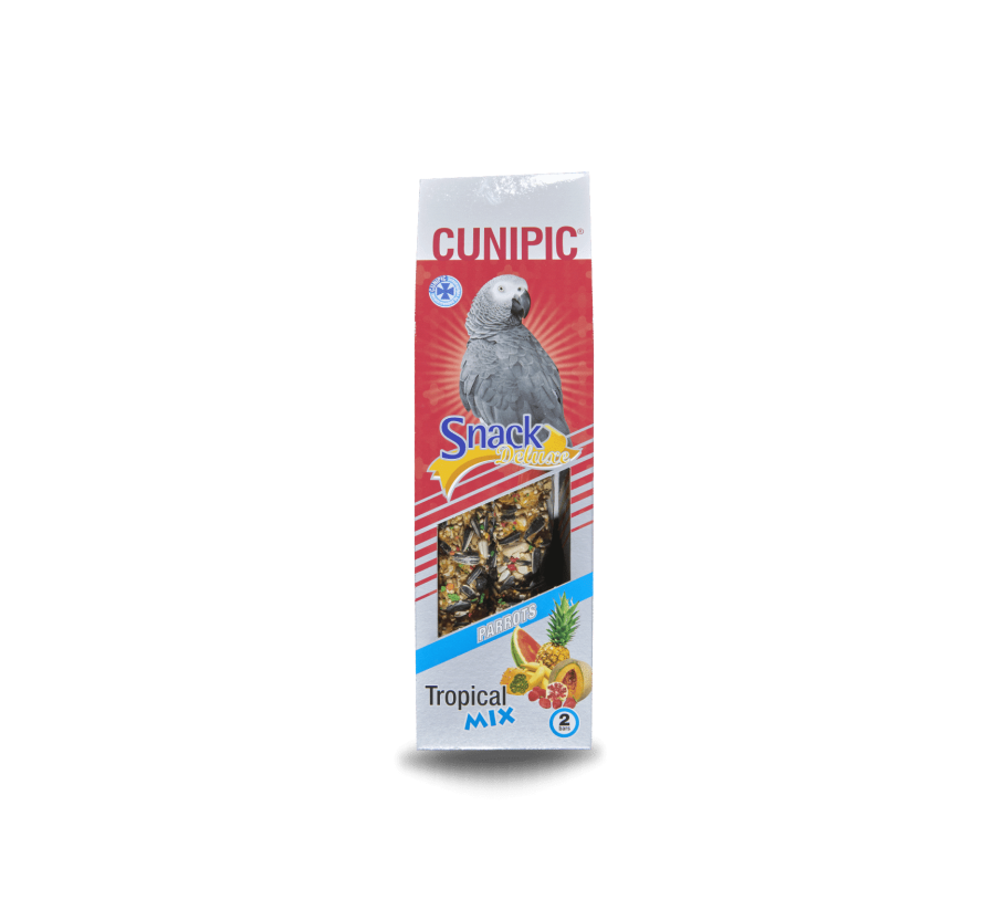 Cunipic Snack deluxe para loros- Fruta tropical 130 g