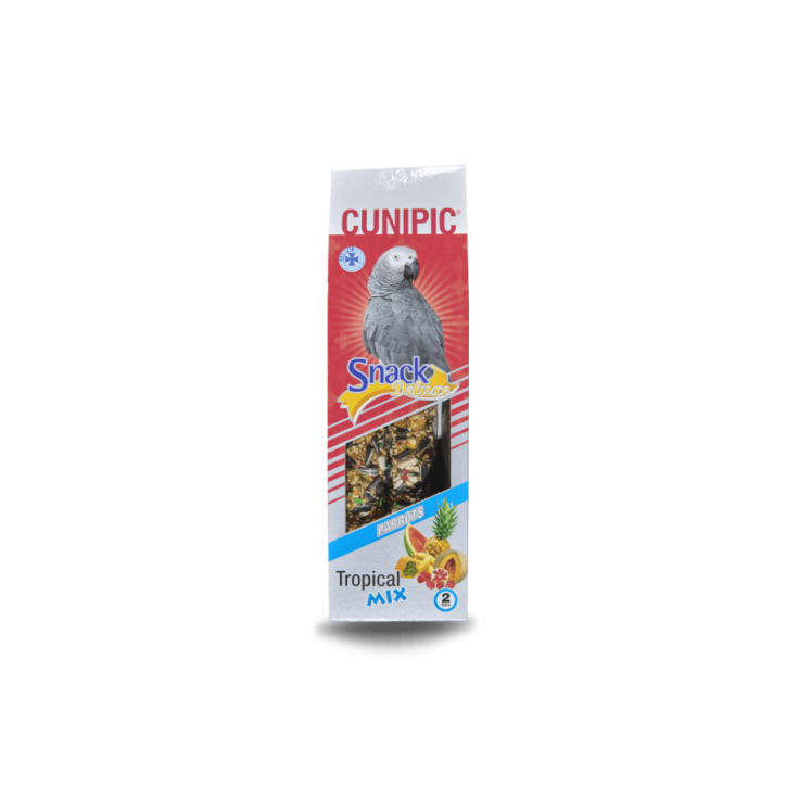 Cunipic Snack deluxe para loros- Fruta tropical 130 g