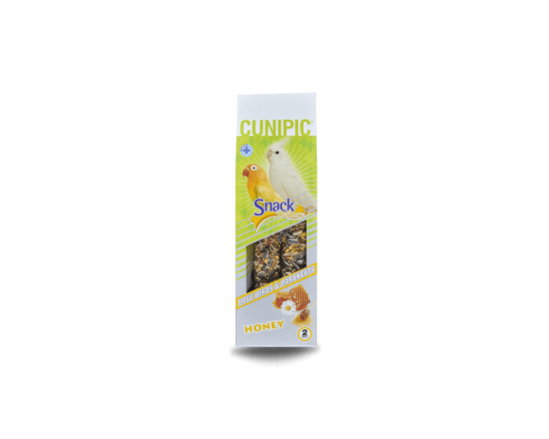 Cunipic Snack deluxe para ninfas y agapornies - miel, 90 g