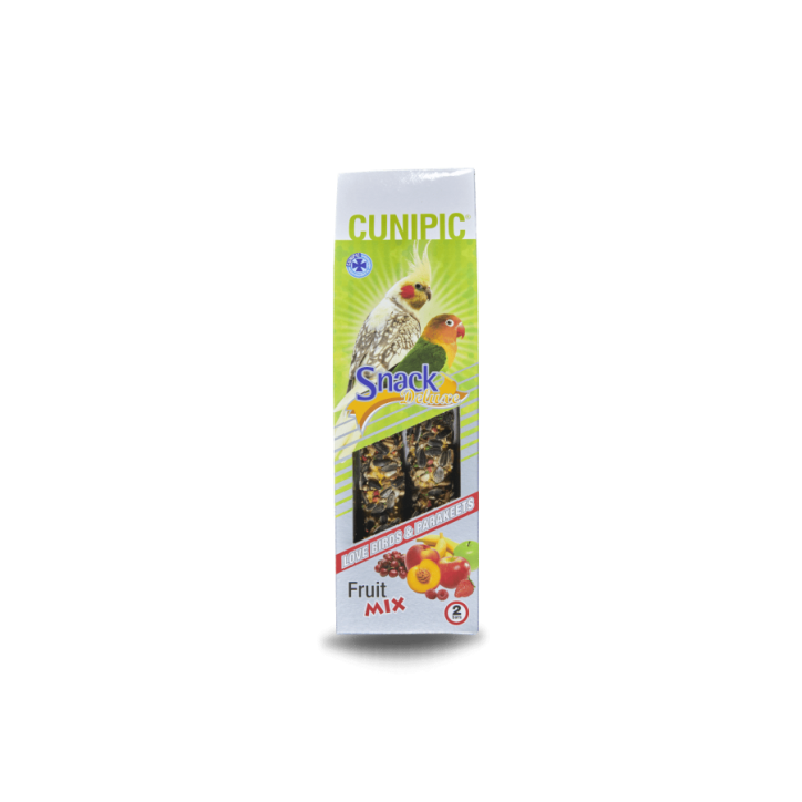 Cunipic Snack deluxe para ninfas y agapornies - Mix fruta 130 g