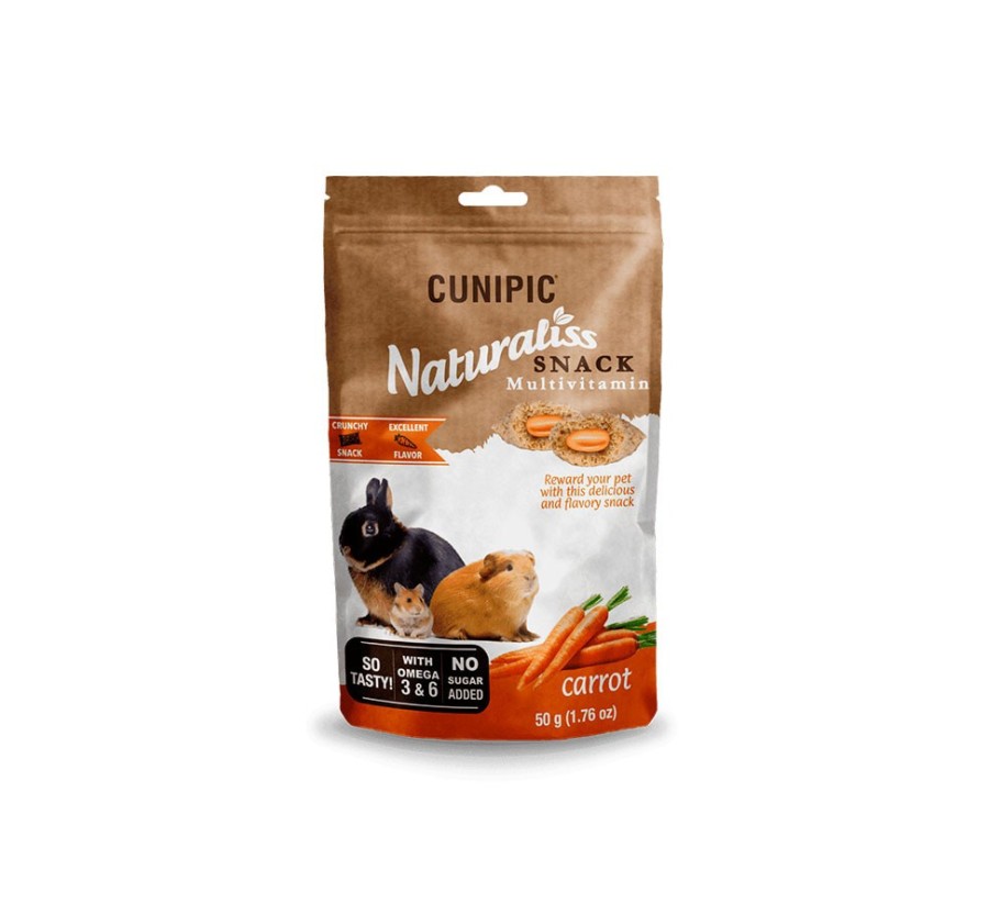 Cunipic Snacks naturaliss Multivitamin Carrot 50gr